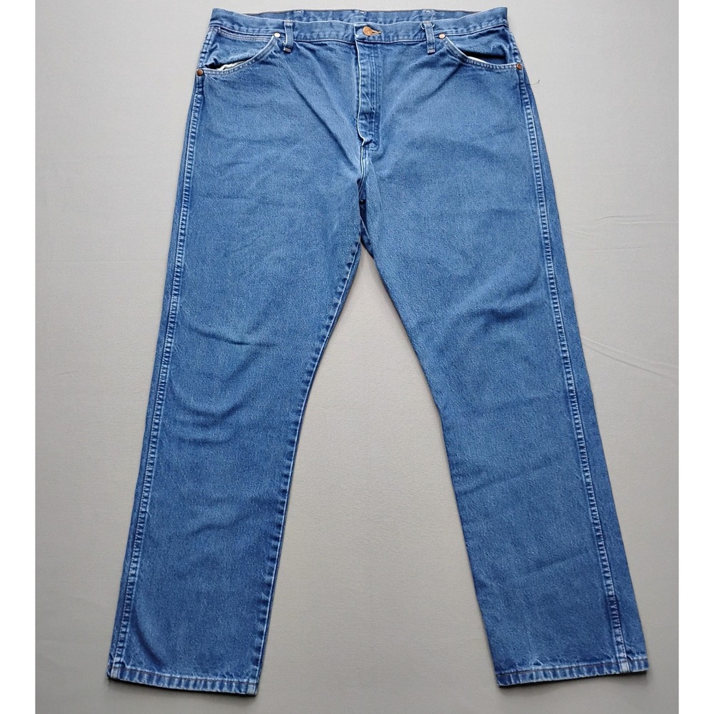 Wrangler 13WZPW Cowboy Cut Original Fit Jeans Blue Denim 42x32 Mens